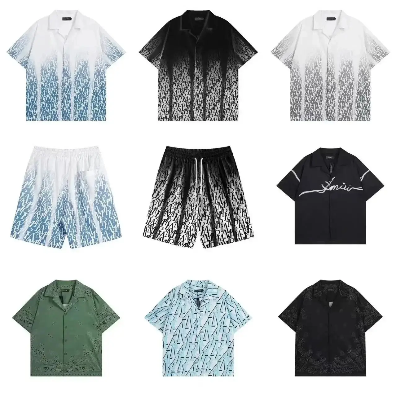 AMIRI set&shorts&t-shirt
